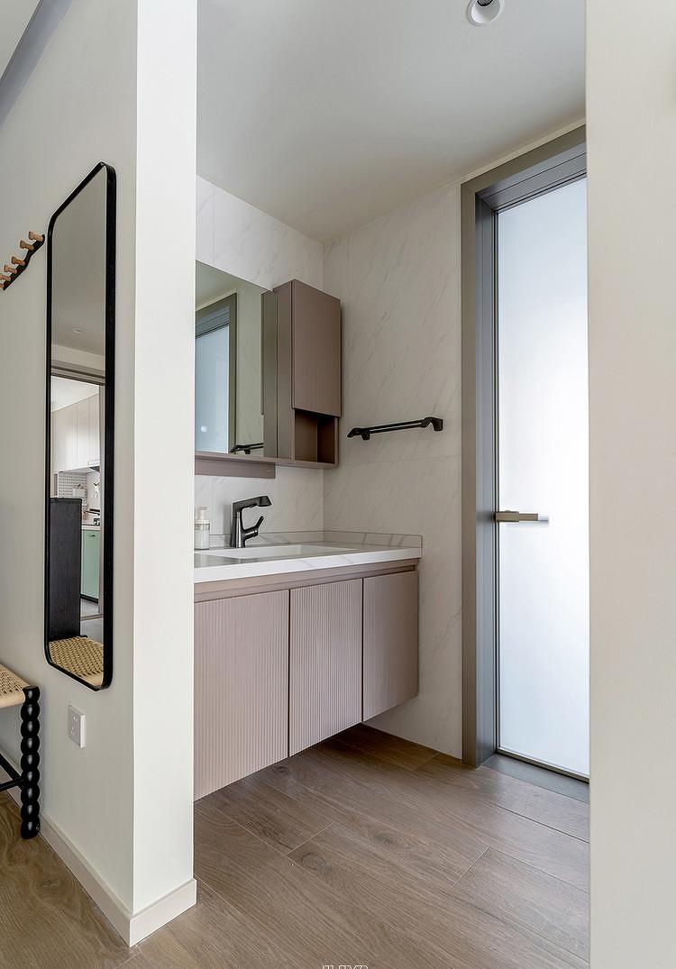 89㎡复古原木风，厨房打开秒变社交领域-47