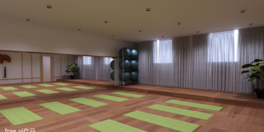 
双流梵镜瑜伽改装前厅 -2