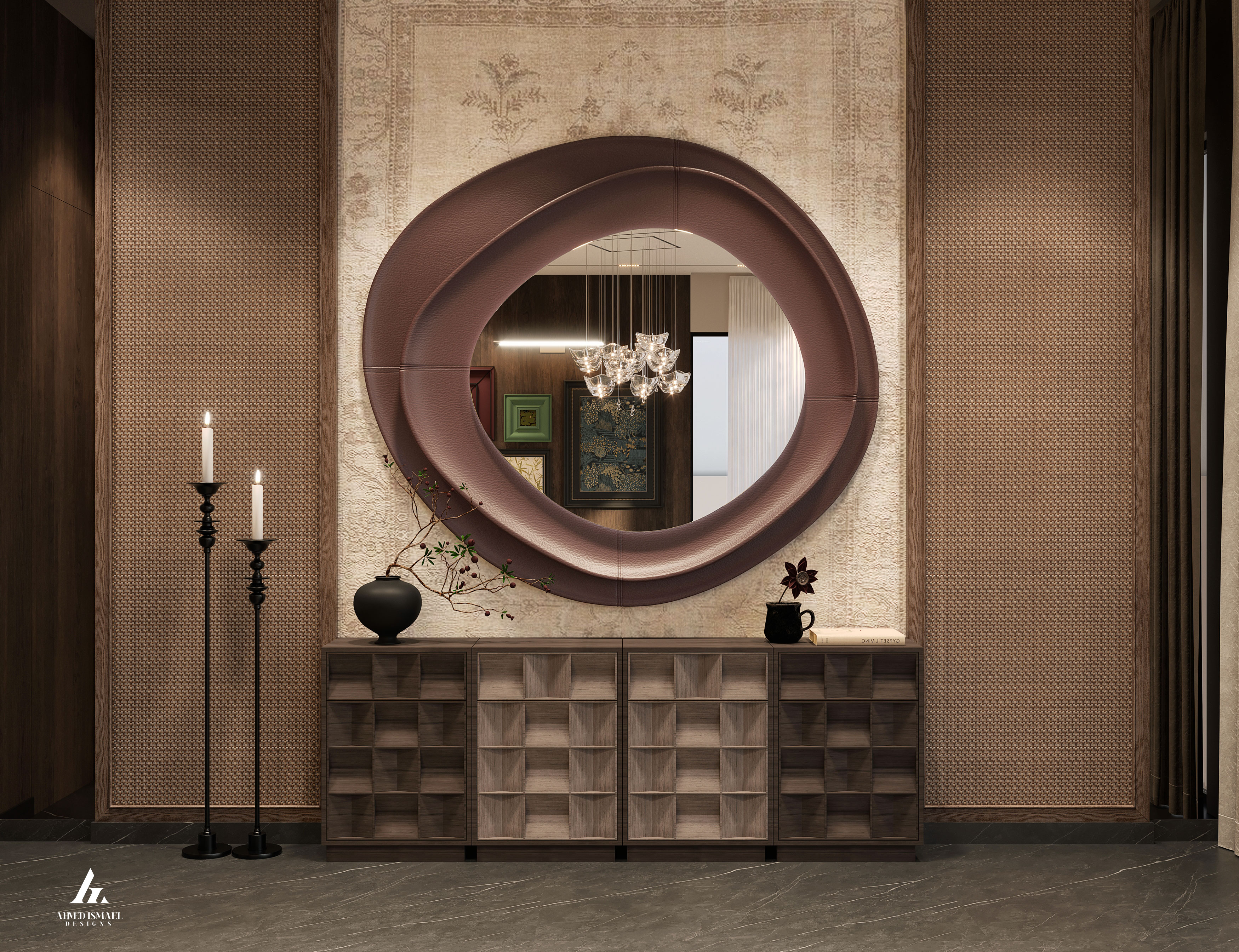 奢华现代接待区设计-8