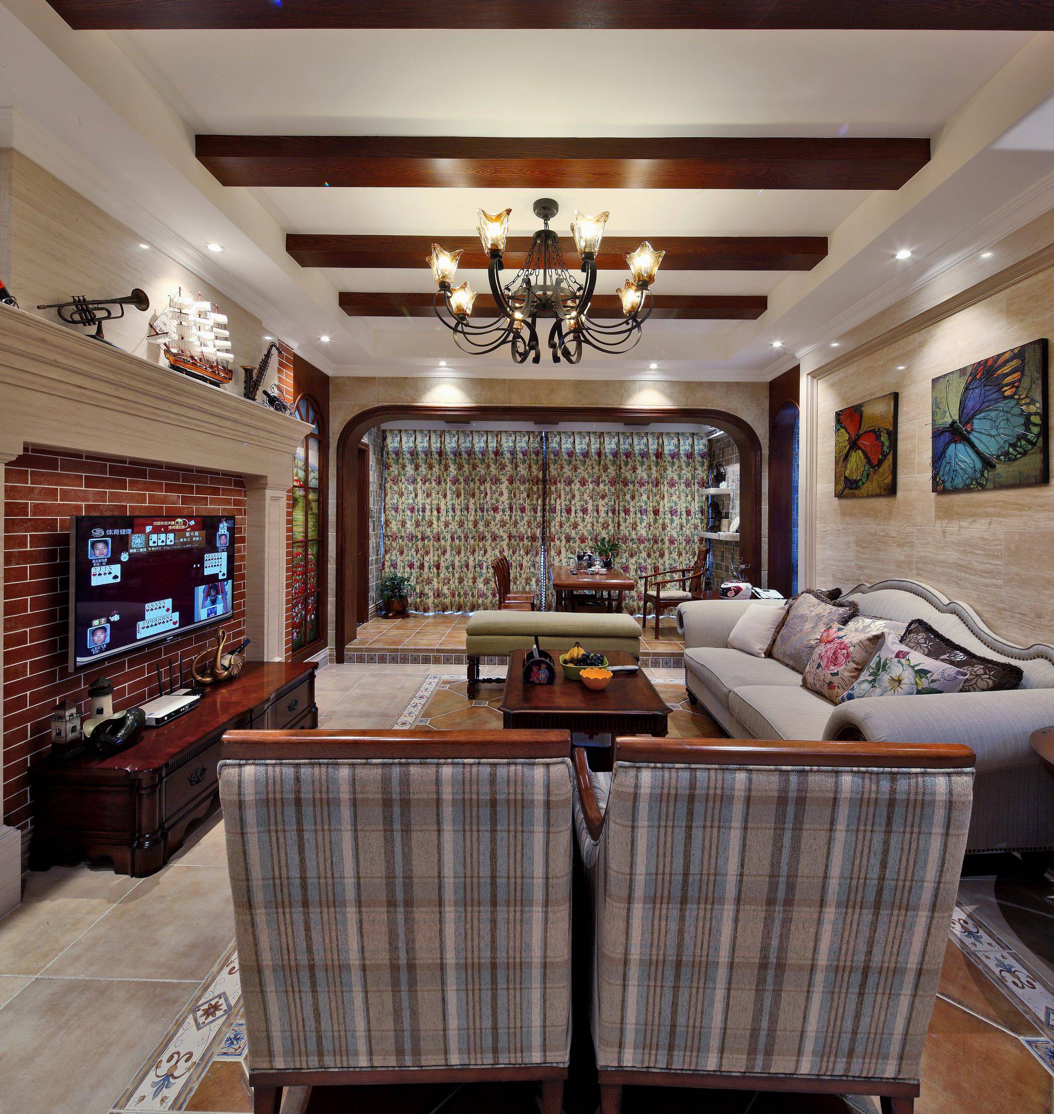 深圳慢城美式风格家居    白益森设计作品-37