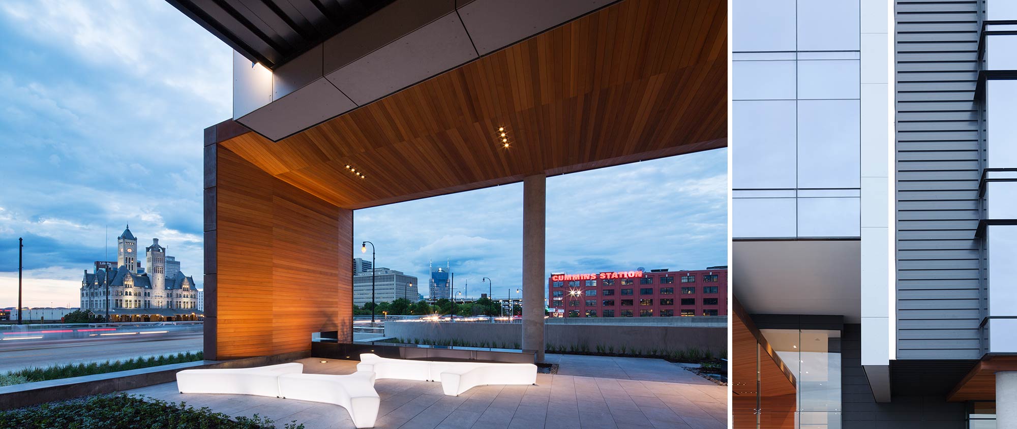 峡谷渡口；沟壑交汇处（注：需结合具体语境确定最合适的表达，这里Gulch常见释义为峡谷、沟壑，Crossing有渡口、交汇处等意思） 丨美国纳什维尔-9