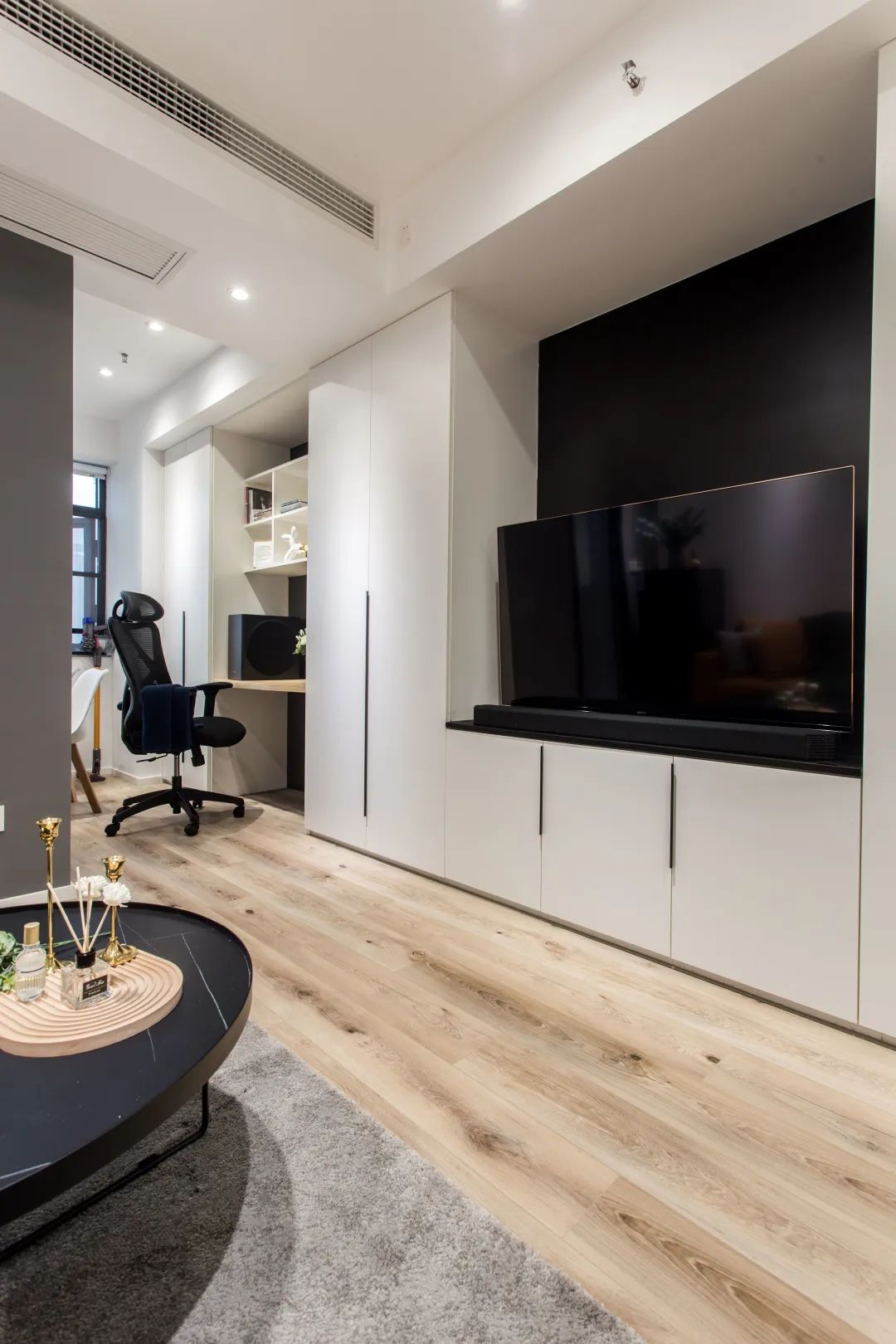 42㎡小公寓翻新记 · 暗黑空间变时尚一人居丨中国武汉丨尔屿设计-24