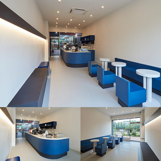 13 坪蓝色魅力咖啡厅，室内设计诠释简约时尚-1