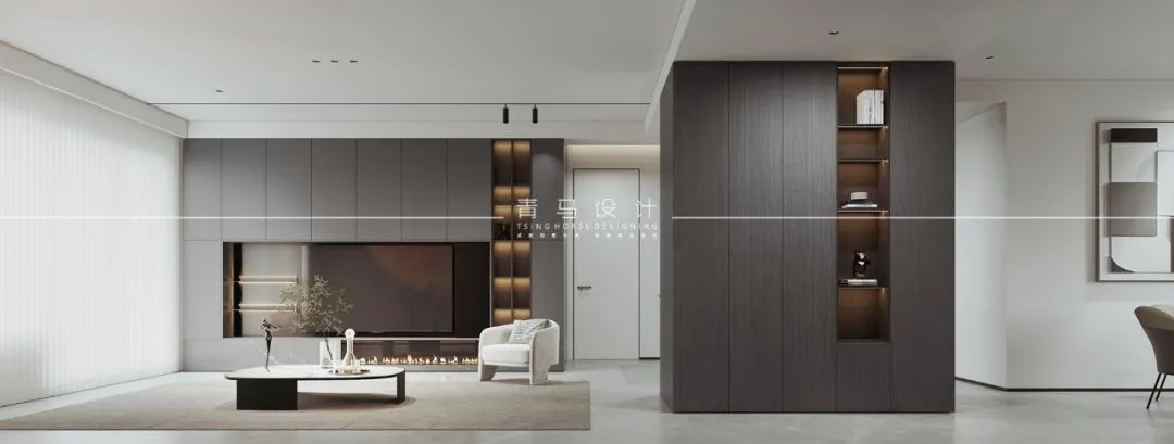 未央金茂府现代轻奢下叠别墅设计丨中国西安丨青马别墅设计-67