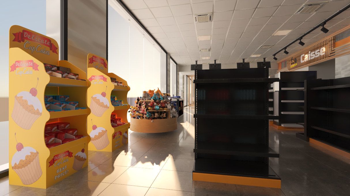 加油站的美食广场和商店设计 · 突尼斯-10