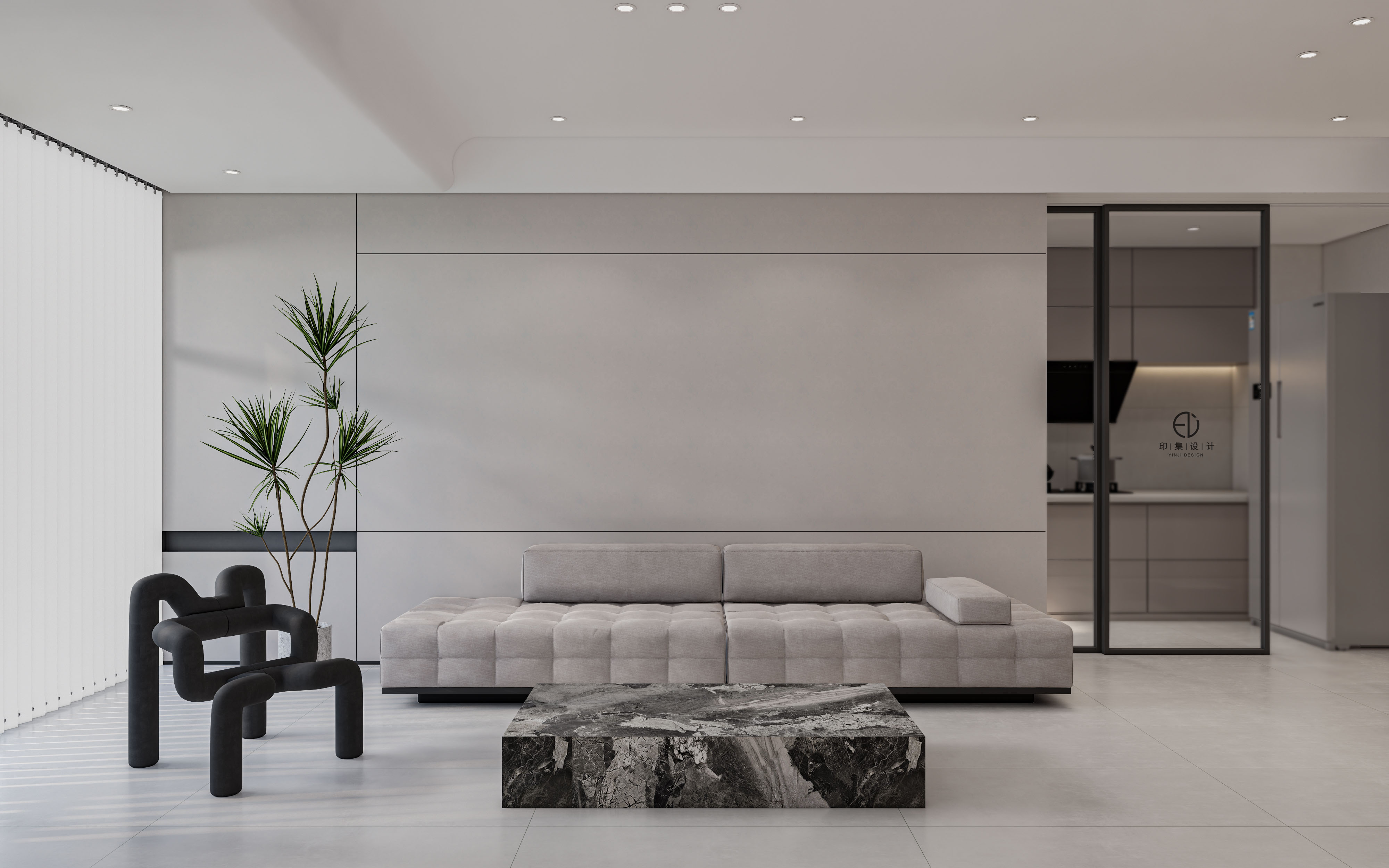 102㎡ 极简设计，静谧之境，回归纯粹-7