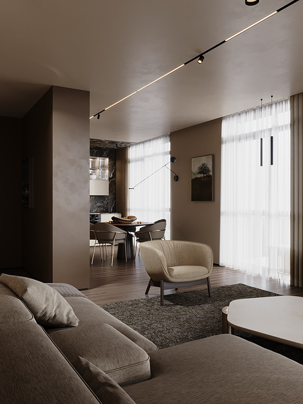 120㎡住宅设计 简约大气，尽显非凡品味！-7