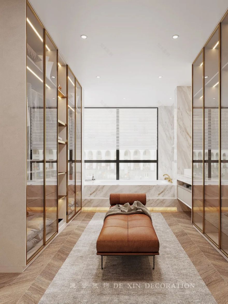 广州中海熙园别墅设计丨中国广州丨德馨装饰-39