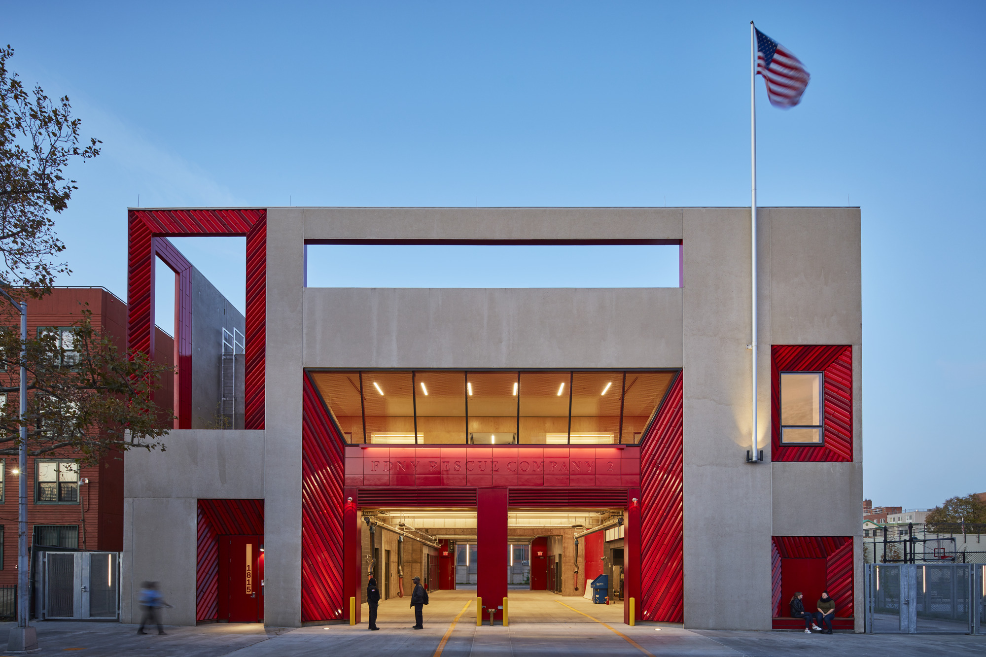 纽约市消防局救援二连设施丨美国纽约丨Studio Gang-22