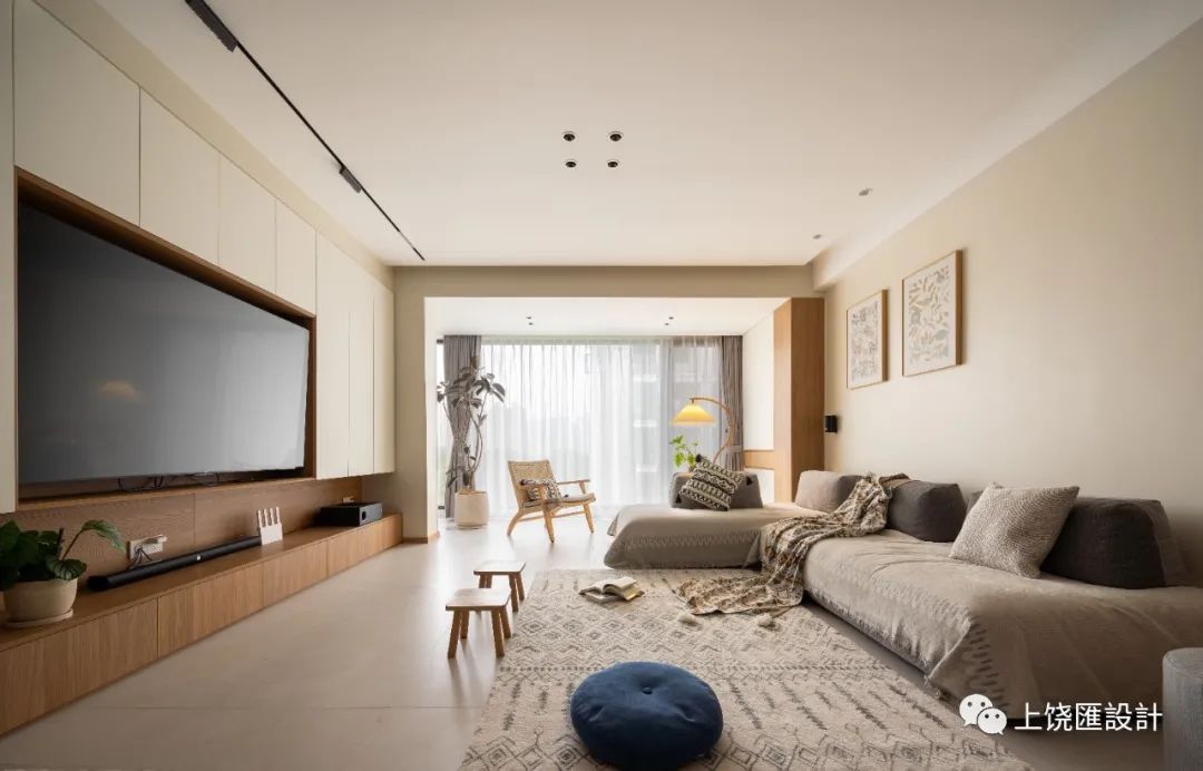 滨江棕榈·公园壹号原木极简设计丨红石空间设计-8