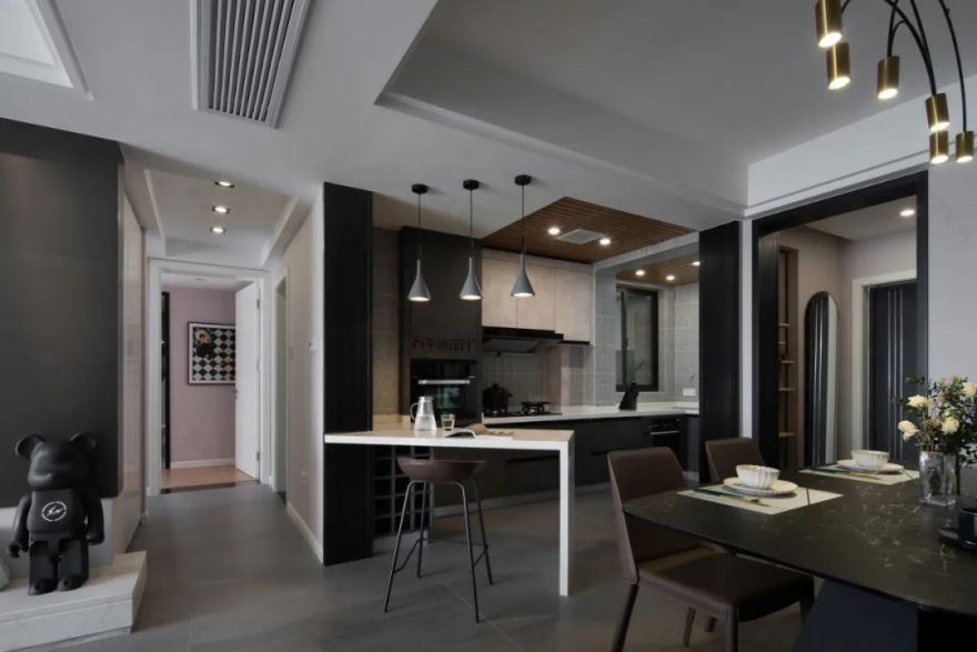 现代长沙住宅,方平米设计诠释舒适生活美学-34