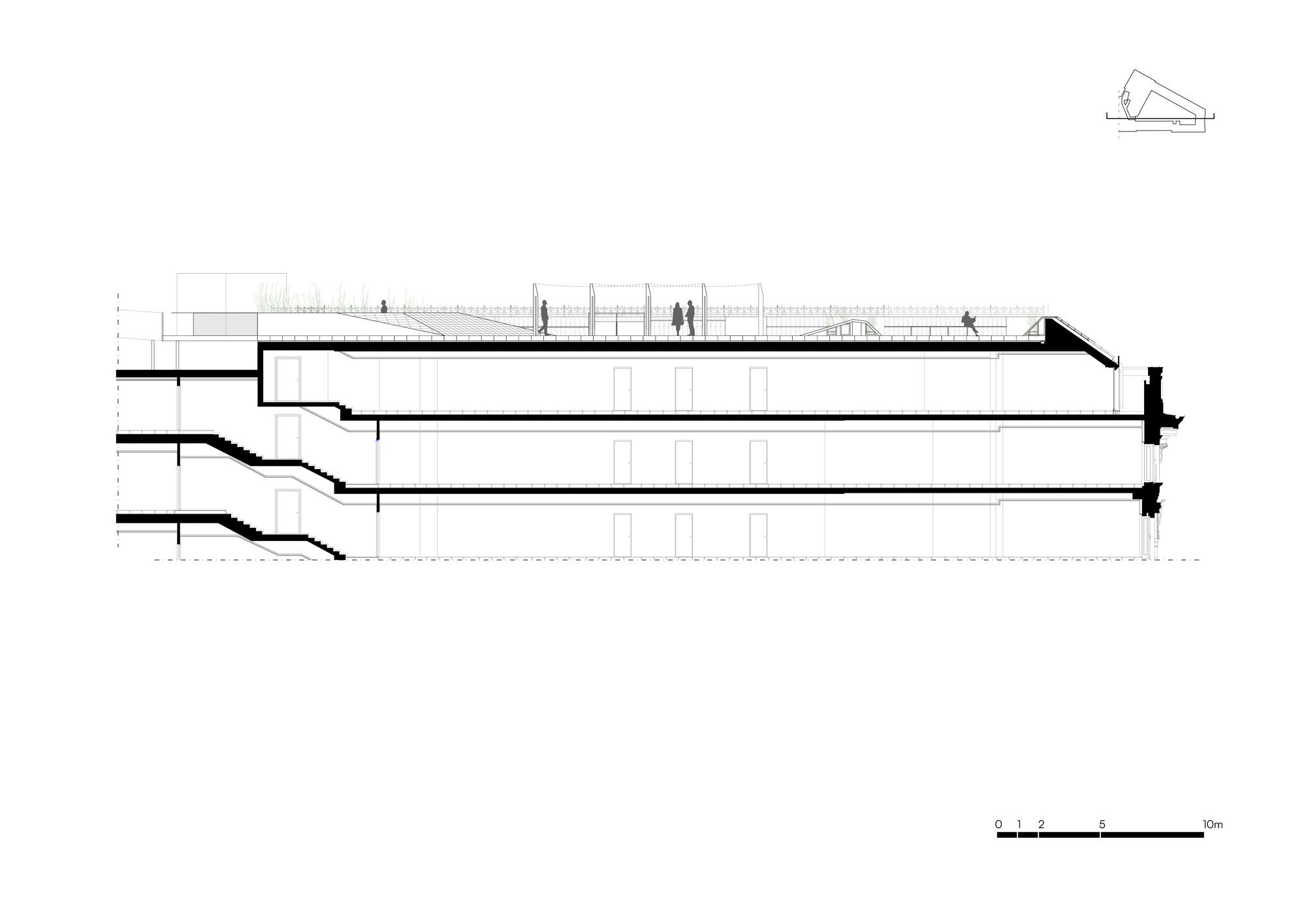 比安德拉高地广场露台丨意大利米兰丨Park Associati-30