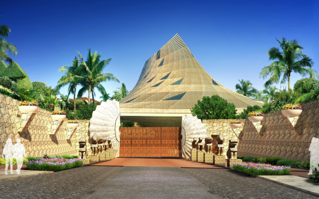 美国塞班岛度假别墅,新亚洲风格融入自然景观-34