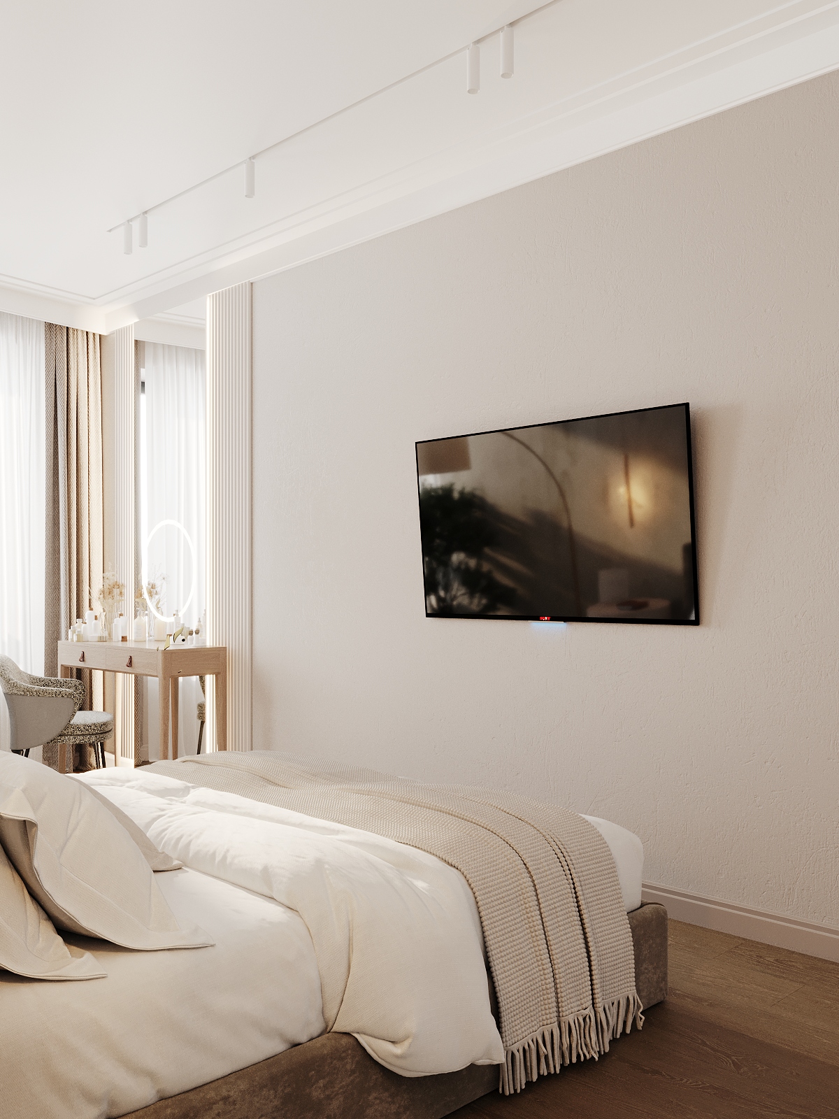 Мастер-спальня ЖК "Крылья"-5