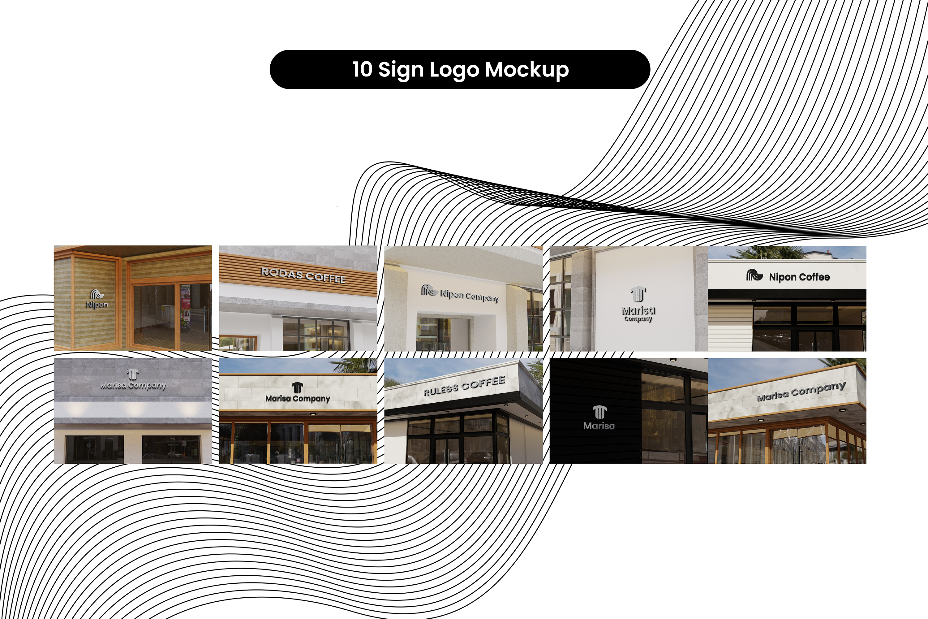 10 个标志标识模型 VOL·3-2