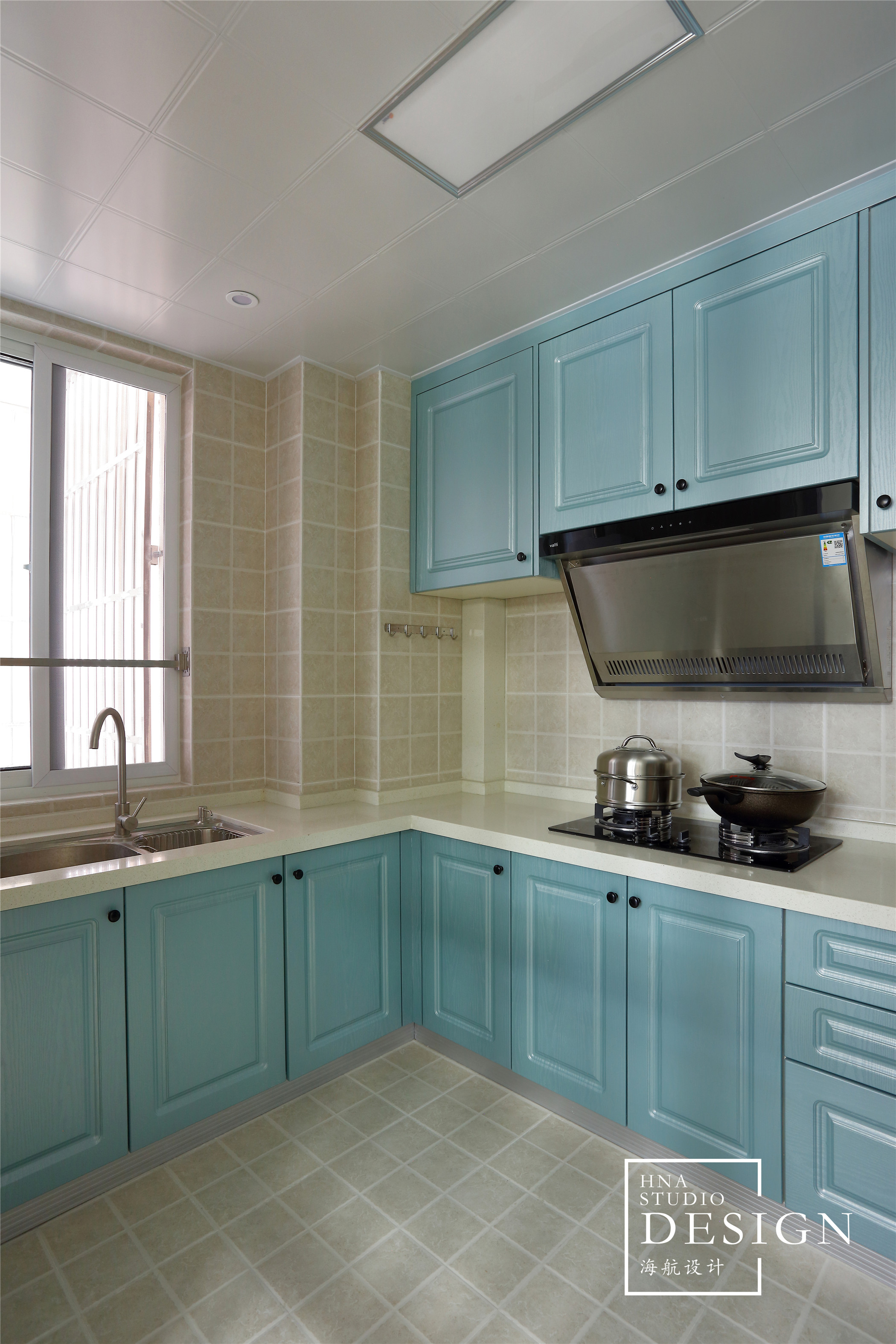 青建鼎都◣秋◥89平美式风格-25