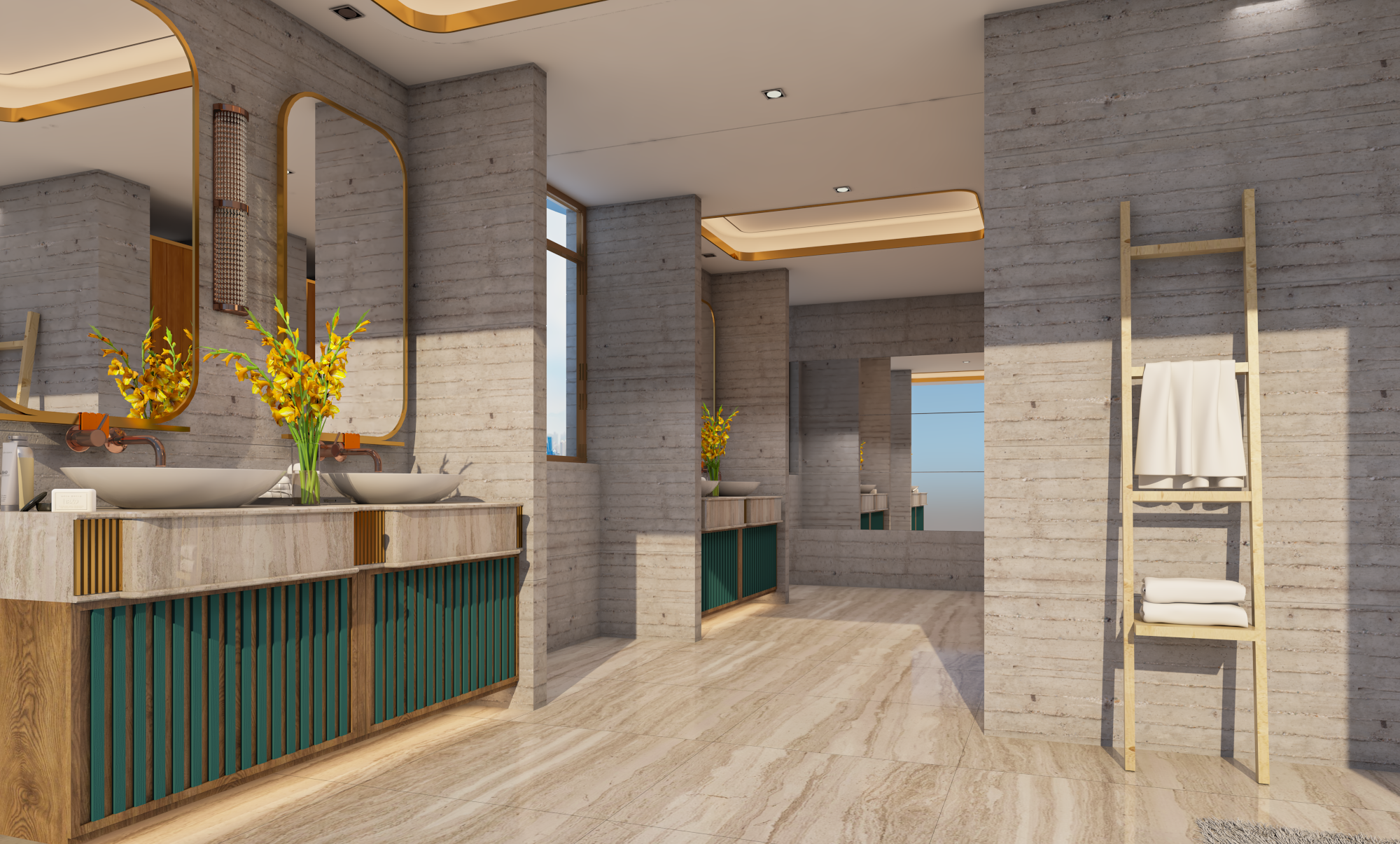 Sports locker room-1