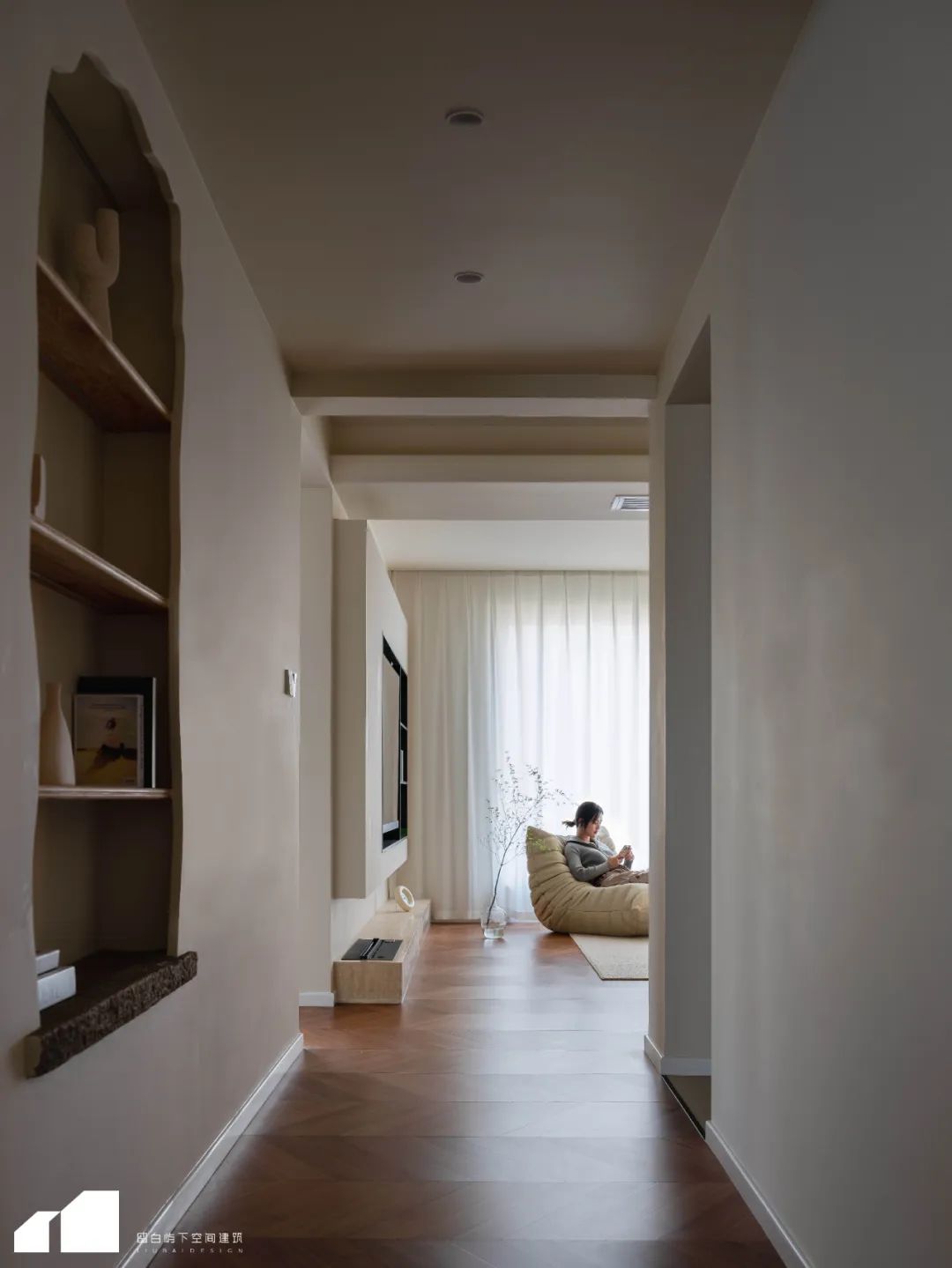 奶油风私宅设计丨留白屿下空间建筑-41