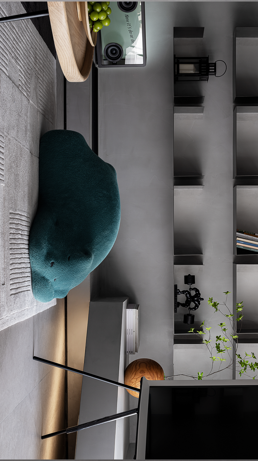 彩虹郦城 · 李斌的 165㎡现代住宅空间设计丨中国咸阳丨西安恩集建筑空间艺术有限公司-9