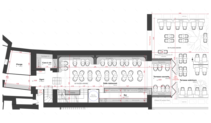 COSY BAR RESTAURANT餐厅翻新丨ARCHI TECH-18