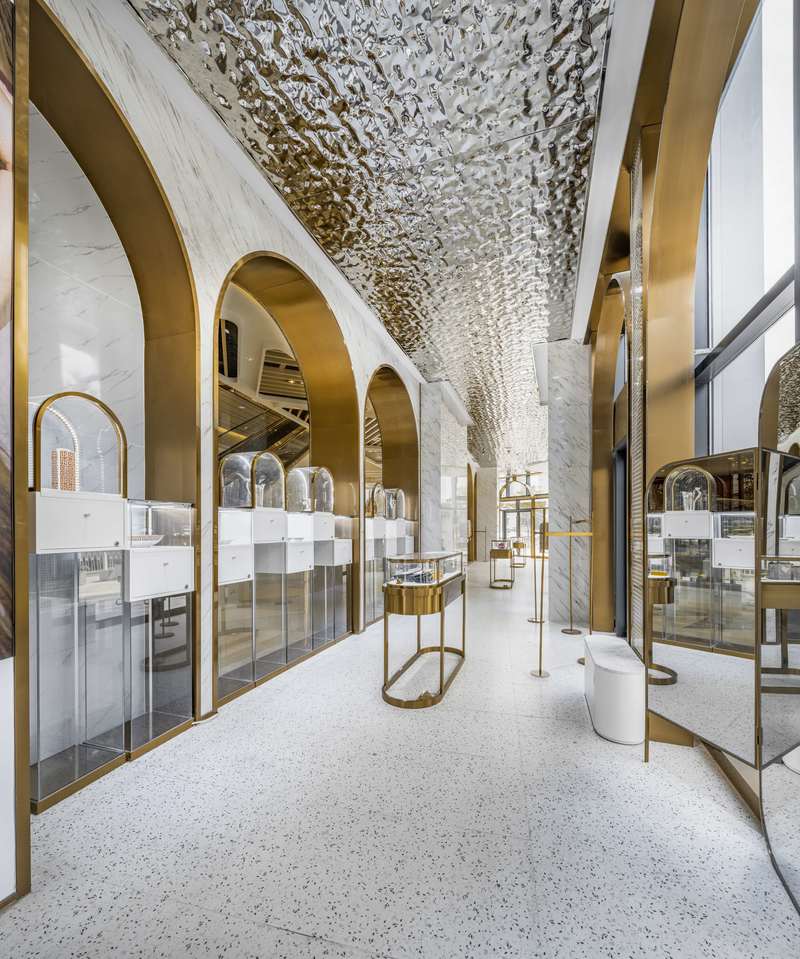 宁波绿地钻石馆——精致拱门元素打造独特视觉体验-9