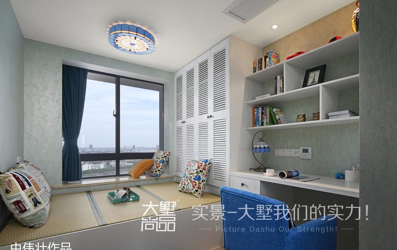 海心岛蓝白地中海风格家居设计-26