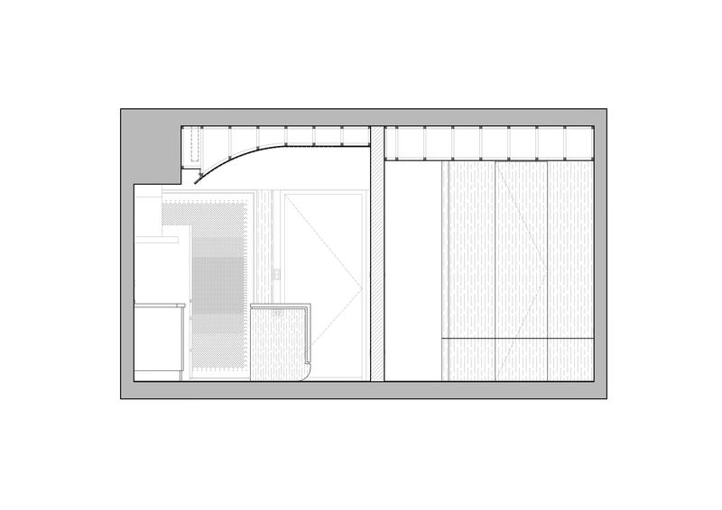 板橋漢生東路林宅－小坪數空間的弧形天花板設計-12
