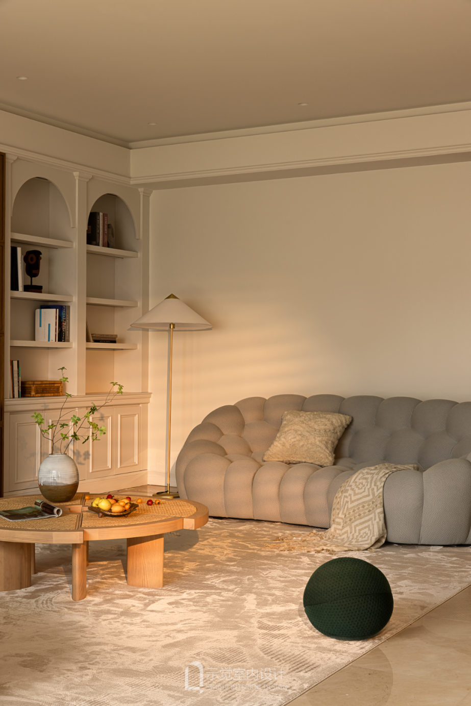 示觉设计|250㎡中海紫御豪庭，绿影泊心，拱廊叙事-25