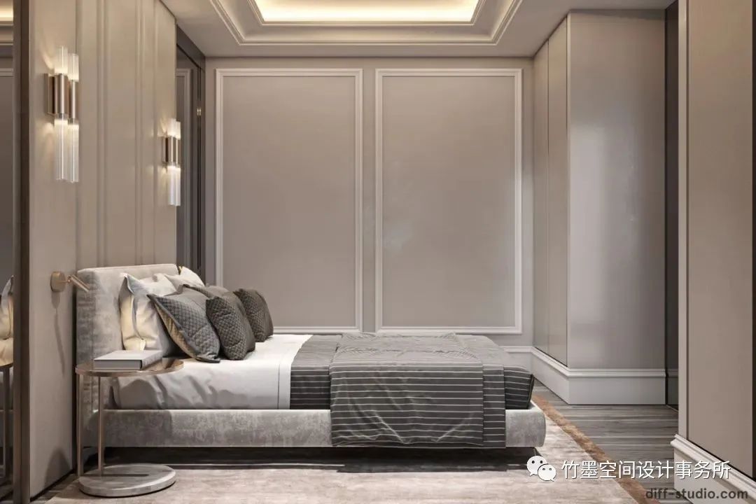 法式轻奢之美·竹墨空间设计事务所 200㎡艺术住宅-67