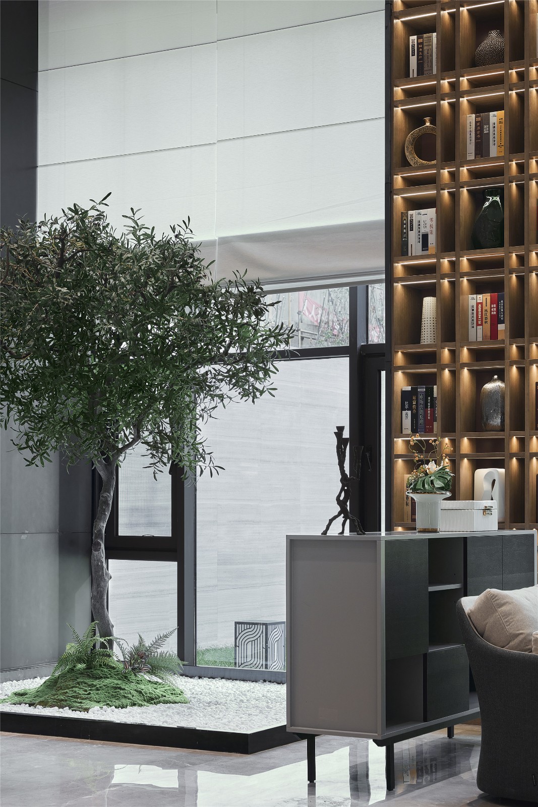 盘锦天格·锦翠书院双拼合院售楼处丨中国盘锦丨沈阳翡冷翠装饰工程有限公司-31