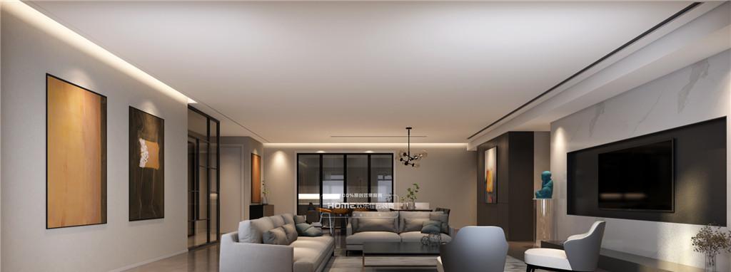 极简黑白灰的别墅设计,呈现高级感与舒适性-0