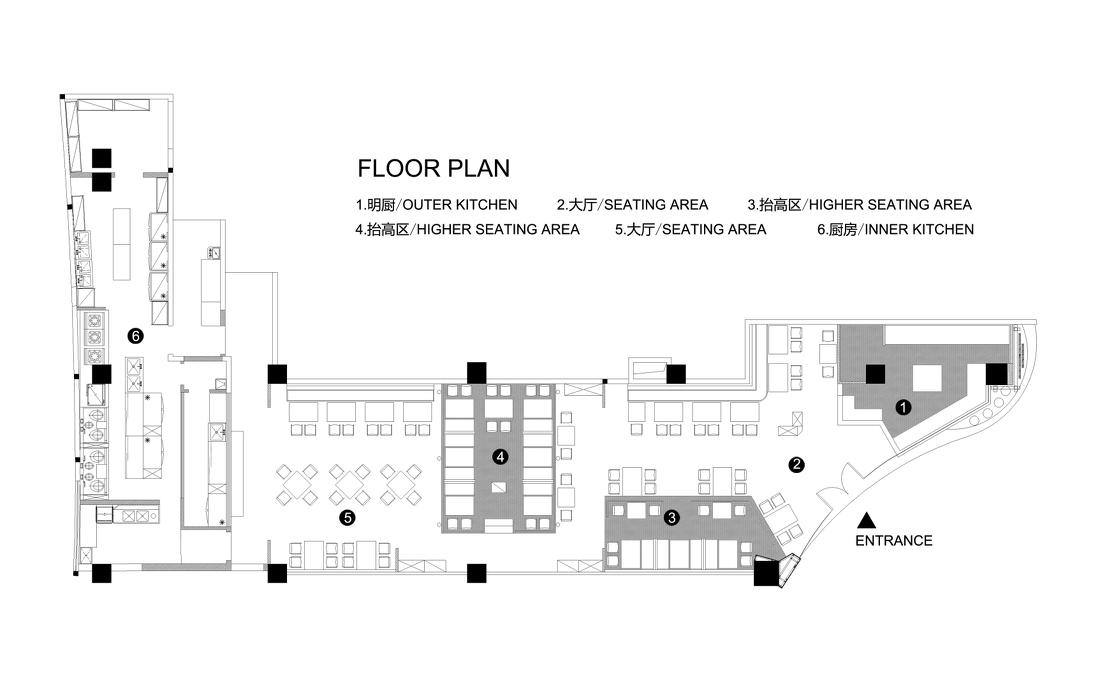 吉造空间设计·就餐区门头平面布置及结构分析-15