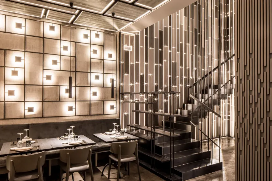 意大利餐厅 KISEN | 融合美食与优雅家居的现代空间-12