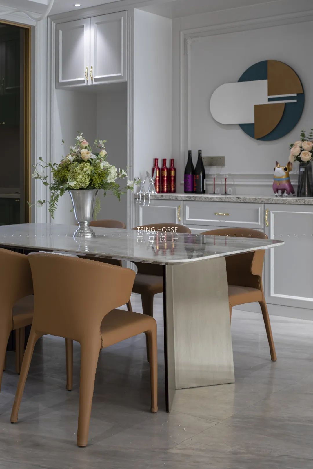 鼎鑫万和法式奢华大平层设计丨苏怡人,王清玉设计团队-33