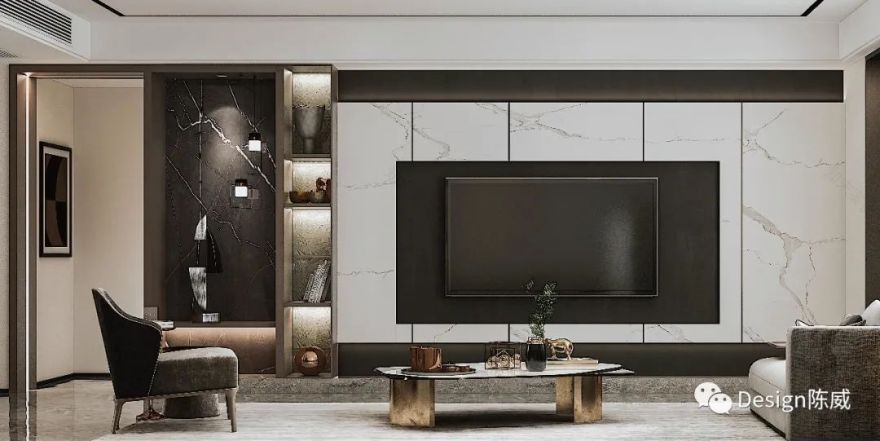 陈威设计『三江·匯』 | 轻奢新中式,优雅与质感的完美结合-19