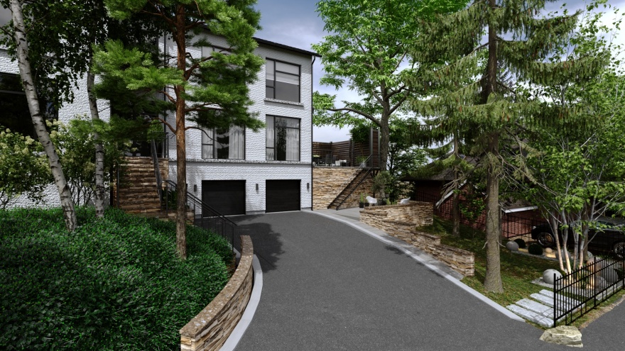 Передний двор дома (Торонто)-1