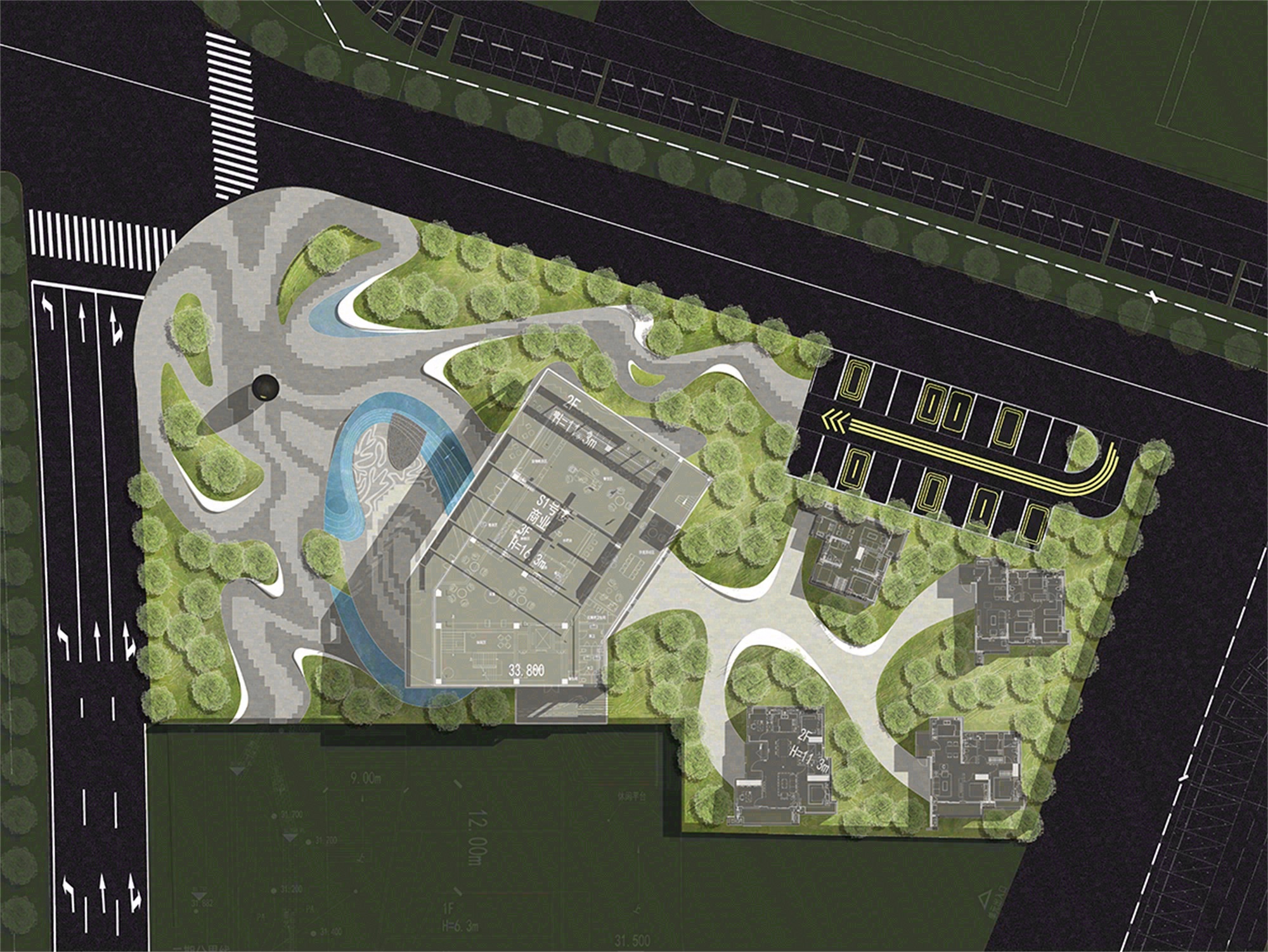 ” 明日 ” 之境,预见生活的超限感知—武汉联投未来荟 丨中国武汉丨环球地景设计-7