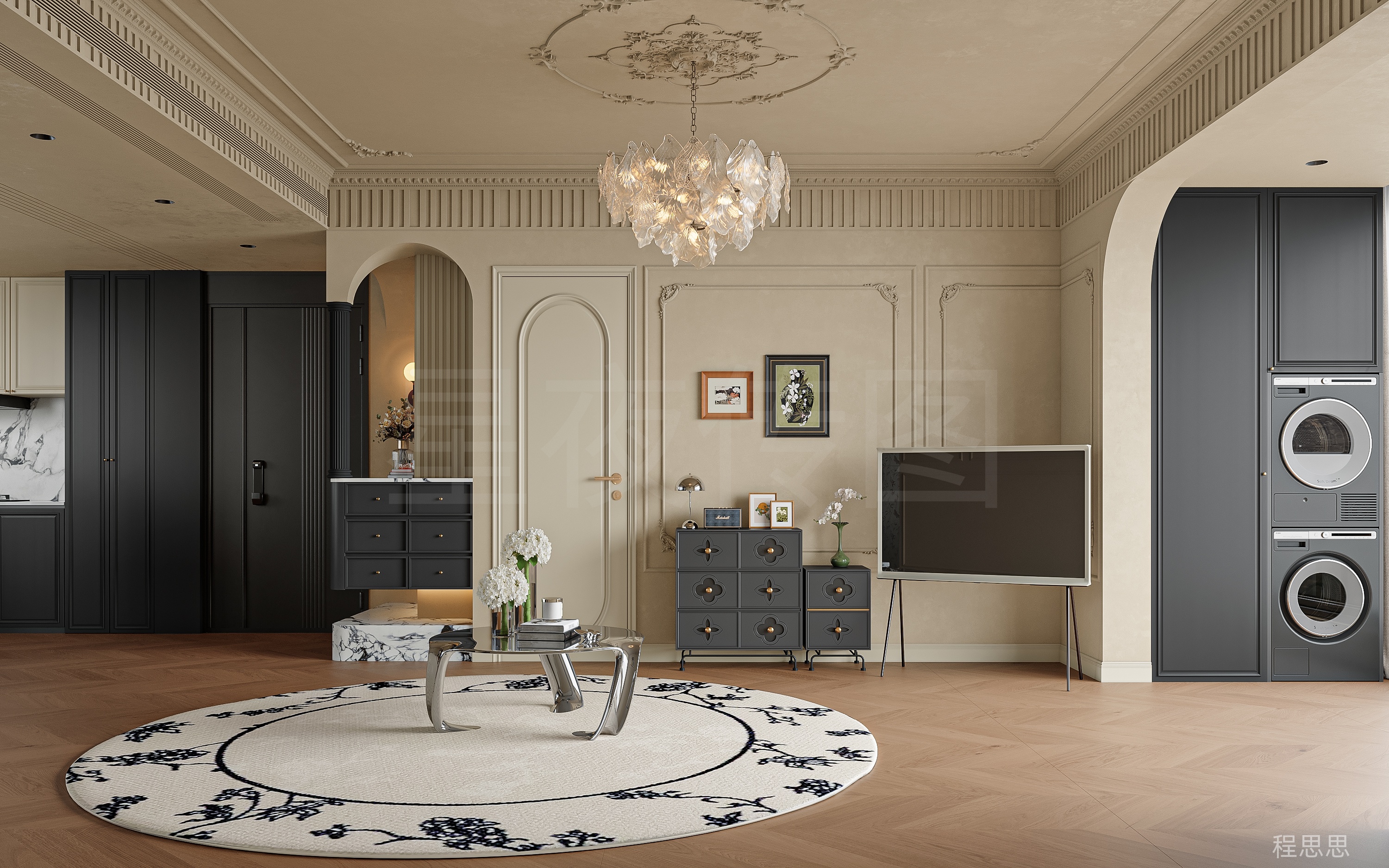 松弛有序的法式雅居-5