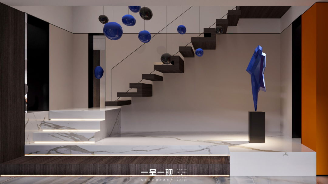 橙意盎然 · 现代轻奢私宅的设计魅力丨中国长春丨鸣谷设计,一呈一现-58