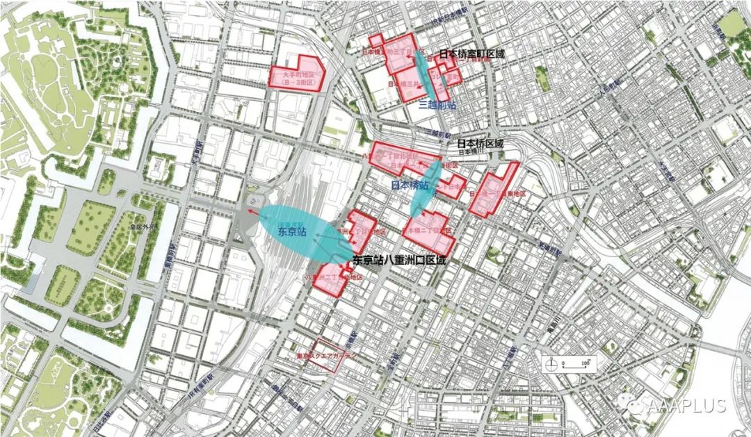 东京城市更新案例 | 日本桥地区连锁型 TOD 的魅力漫步空间-4