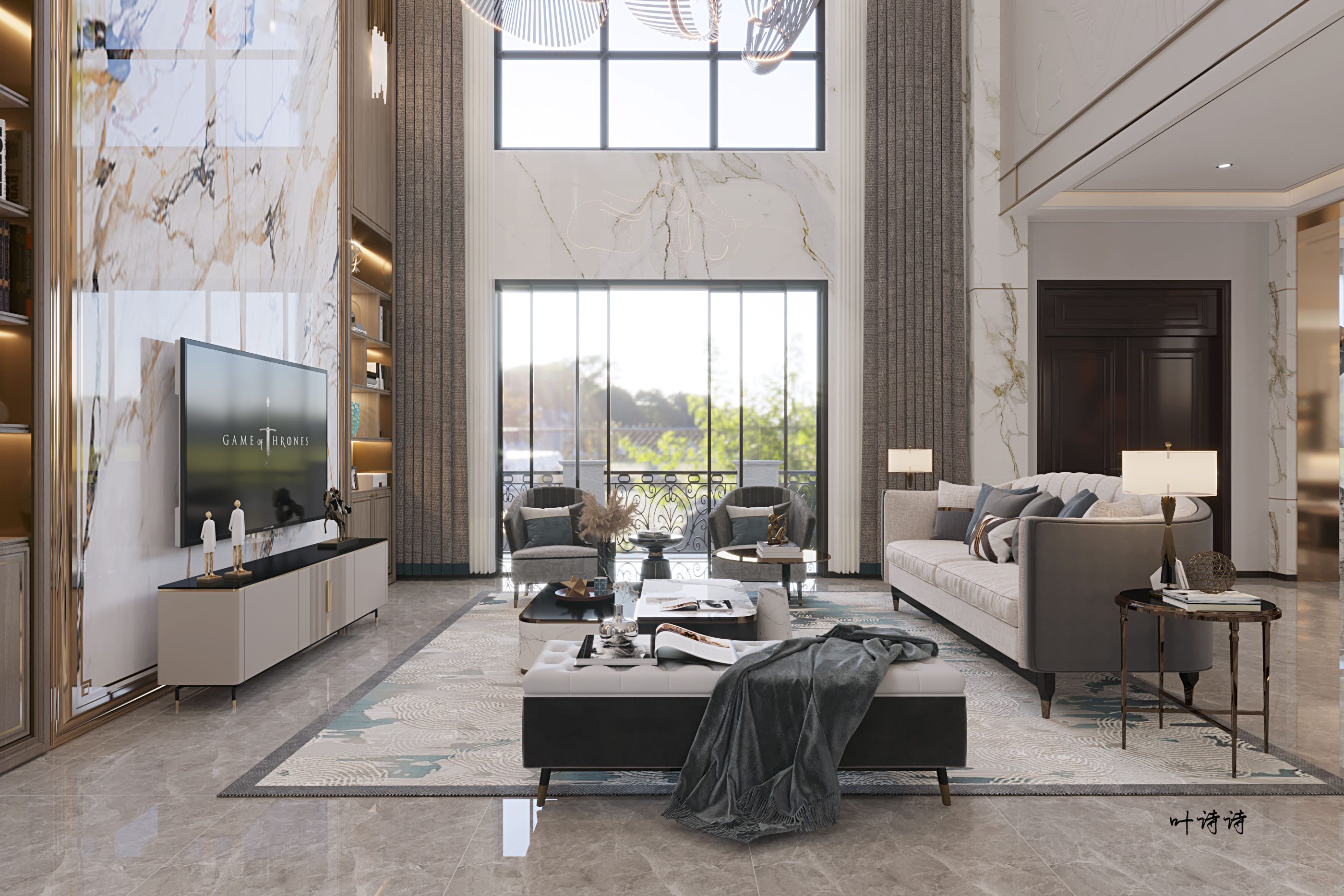 现代简奢风别墅，就是这么撩人！-0