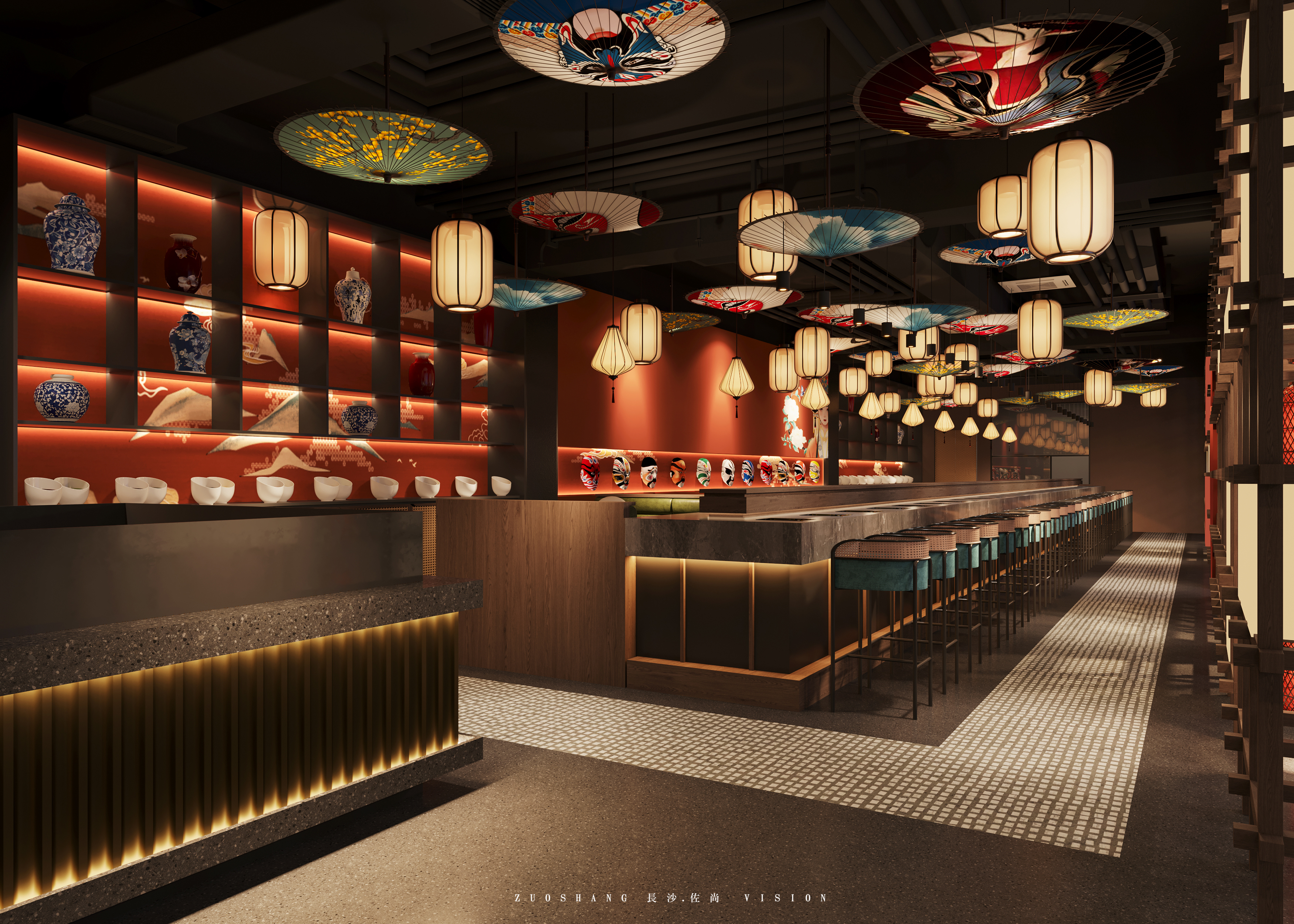 工装餐饮会所丨长沙佐尚视觉-5