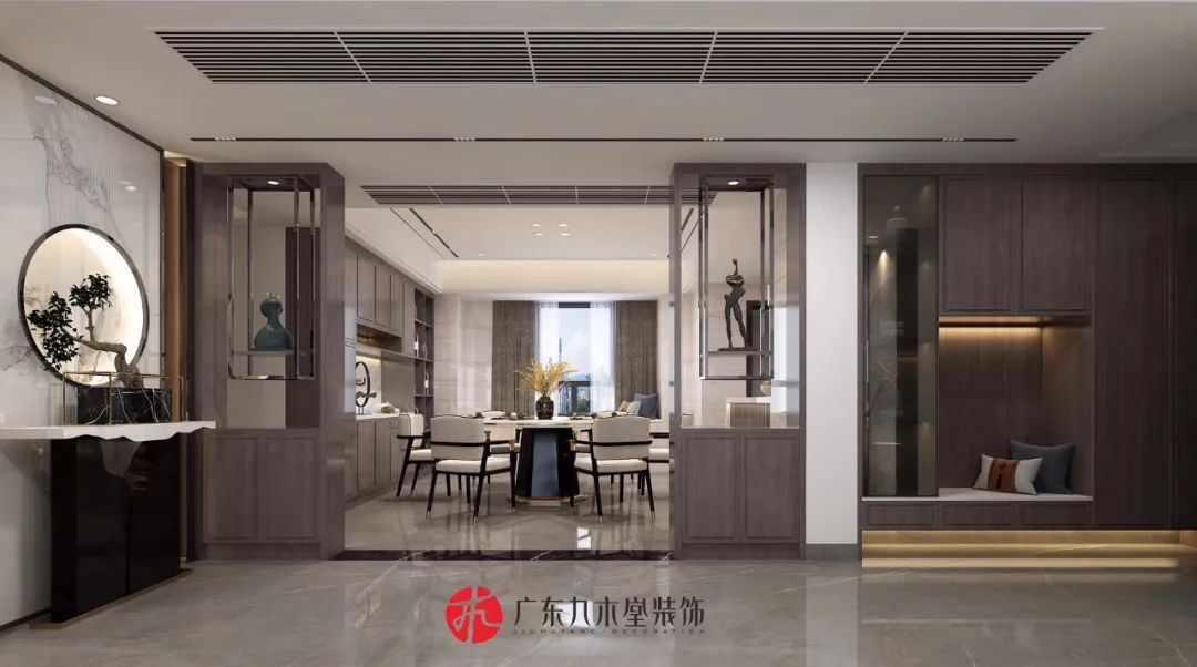 九木堂设计 | 290㎡精装房改造,呈现东方风雅美学私宅-31