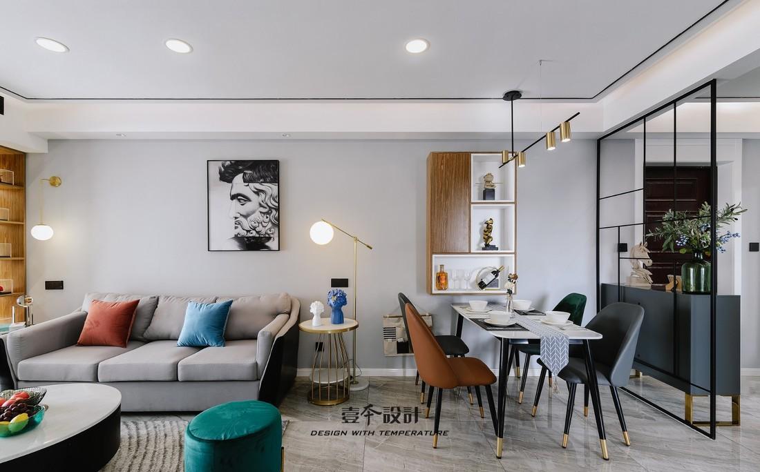 壹夲设计 | 平层住宅的现代时尚变身-14