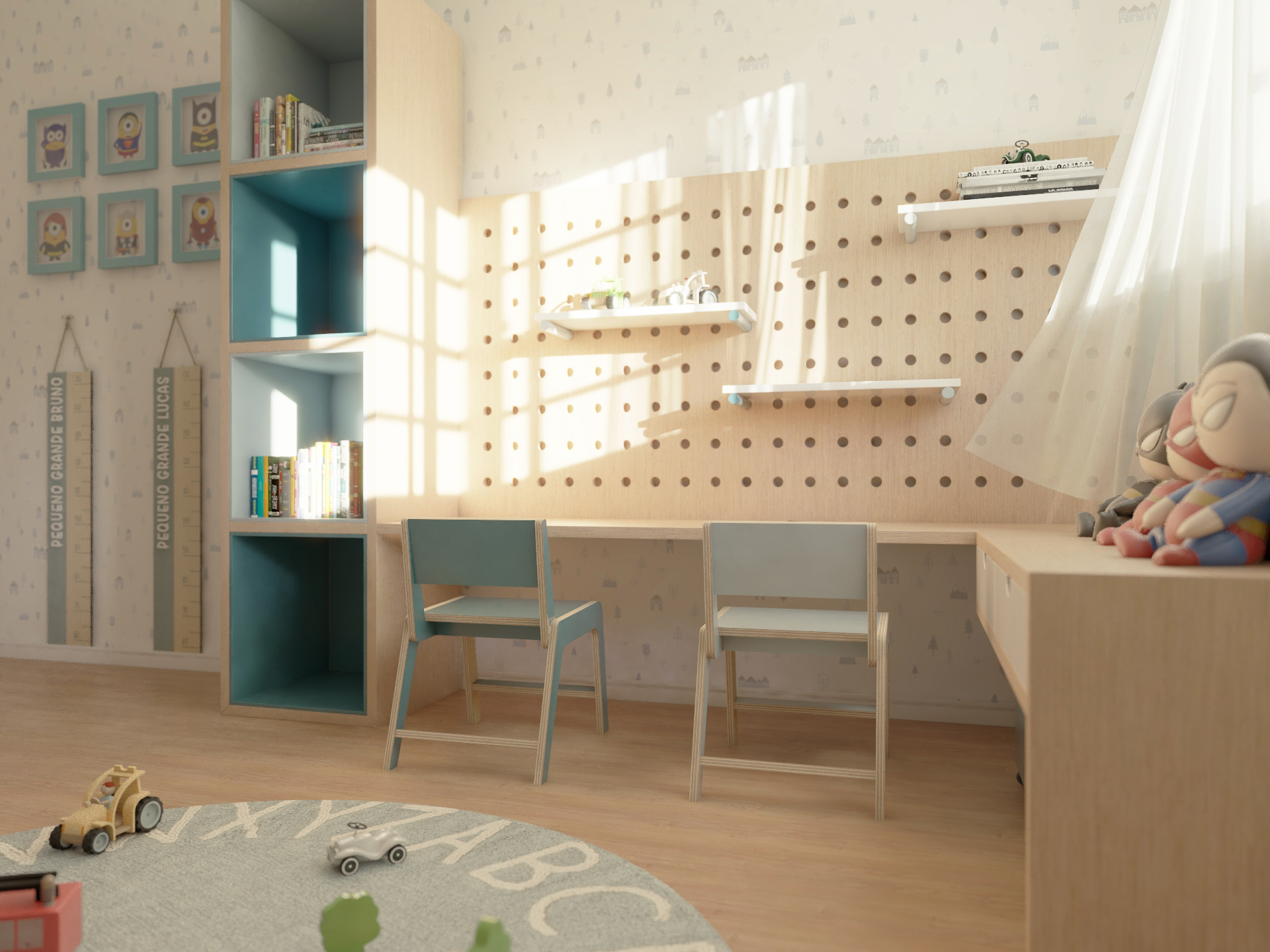 布鲁诺和卢卡斯的房间丨ISABELLA N.C-8