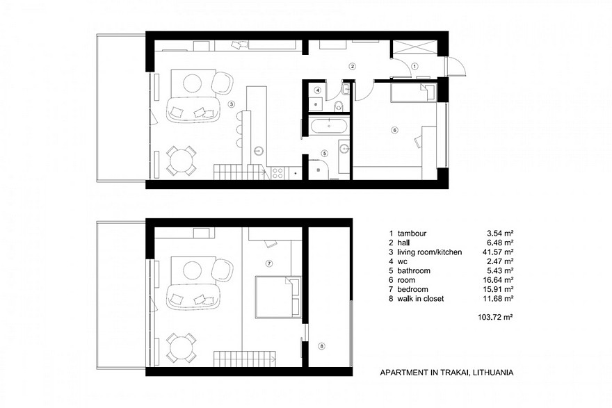 Two Room Apartment in Trakai / Rimartus Design Studio-21