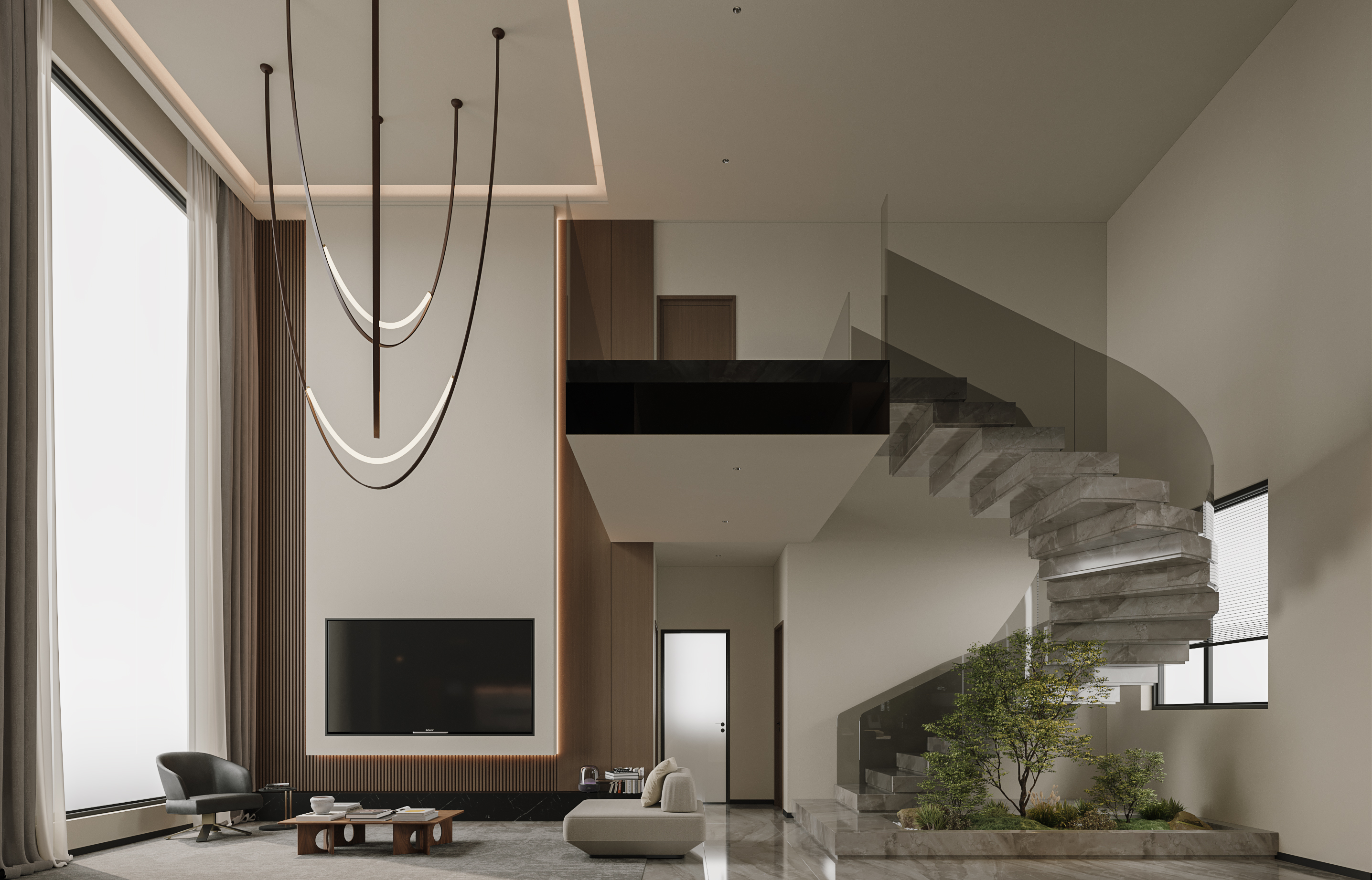 绘感视觉设计——意式极简复式设计案例-0