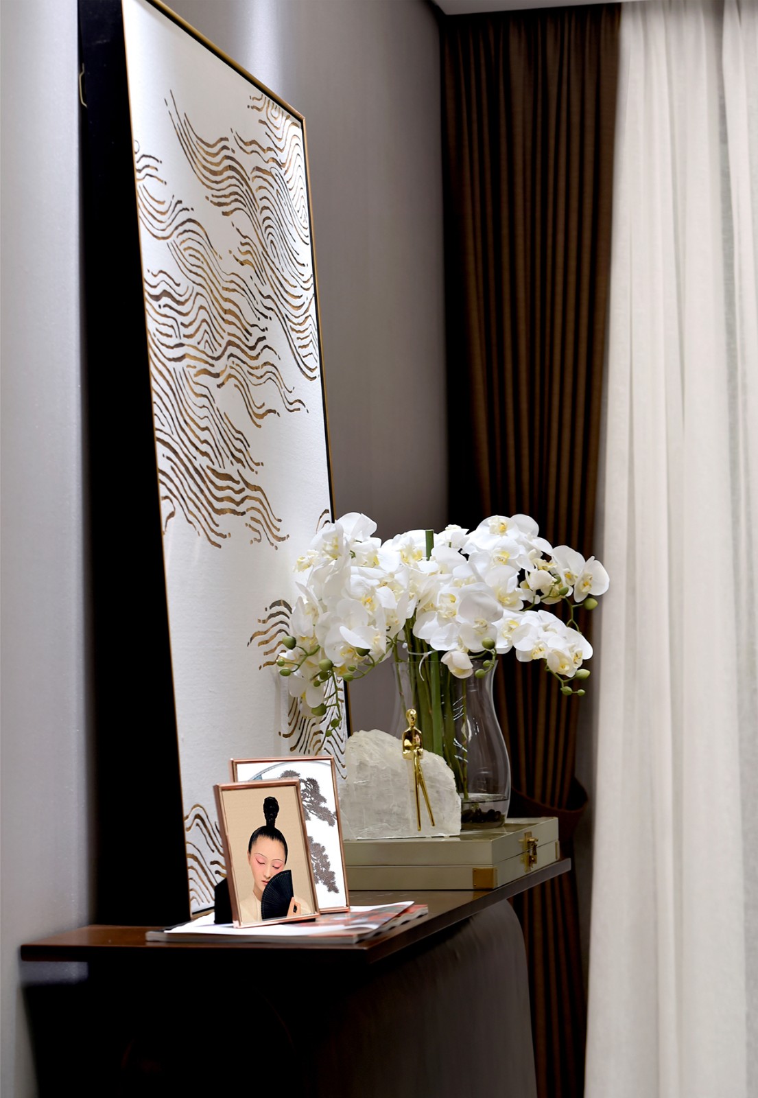 建正紫阙 | 禅意中式样板间设计-32