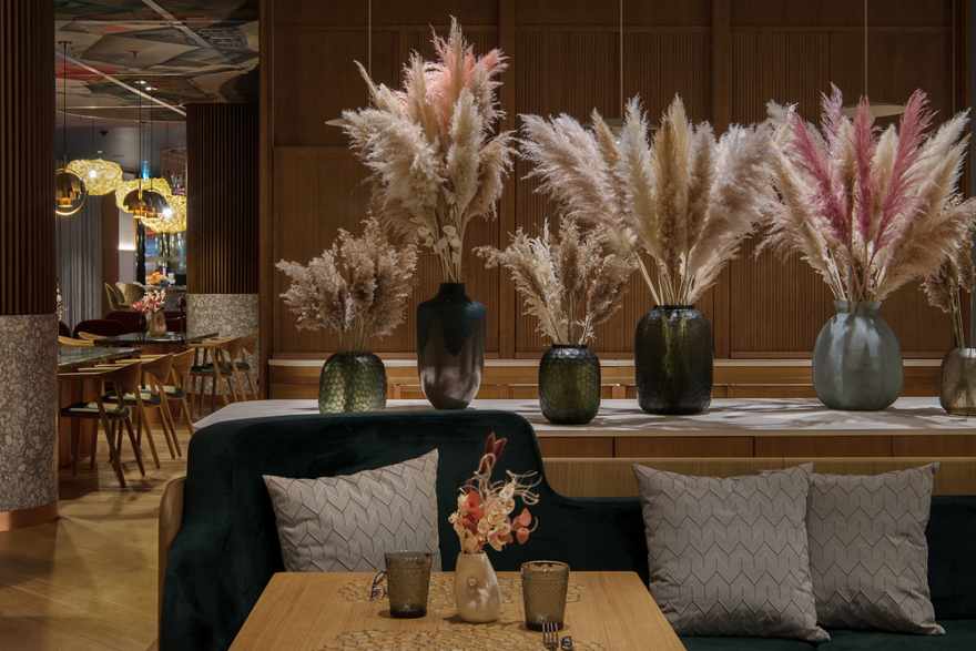 莫斯科 Mövenpick 酒店内的瑞士俄罗斯风格 Shagal 餐厅丨俄罗斯莫斯科丨Archpoint 设计局-24