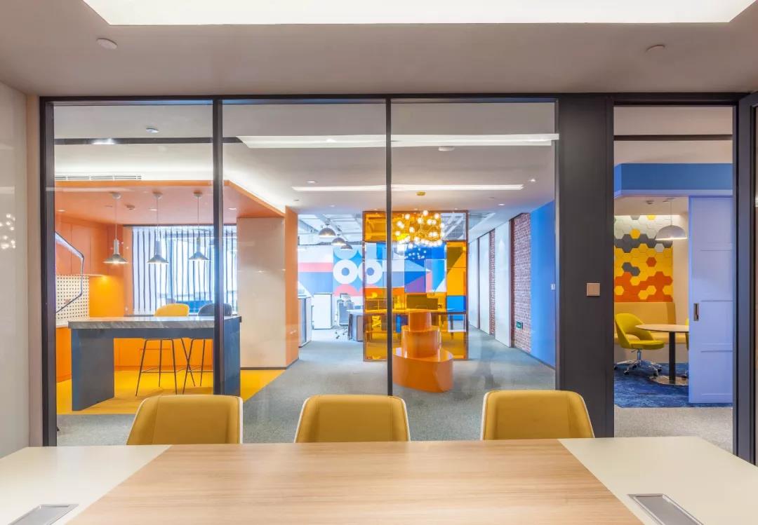 中山广场SOHO蓝橙办公室-34
